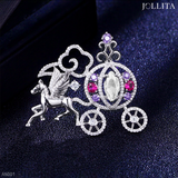  Trâm cài áo xe ngựa bí ngô thanh lịch 