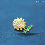  Pin cài áo vest Hoa Hướng Dương tỏa nắng sang trọng 