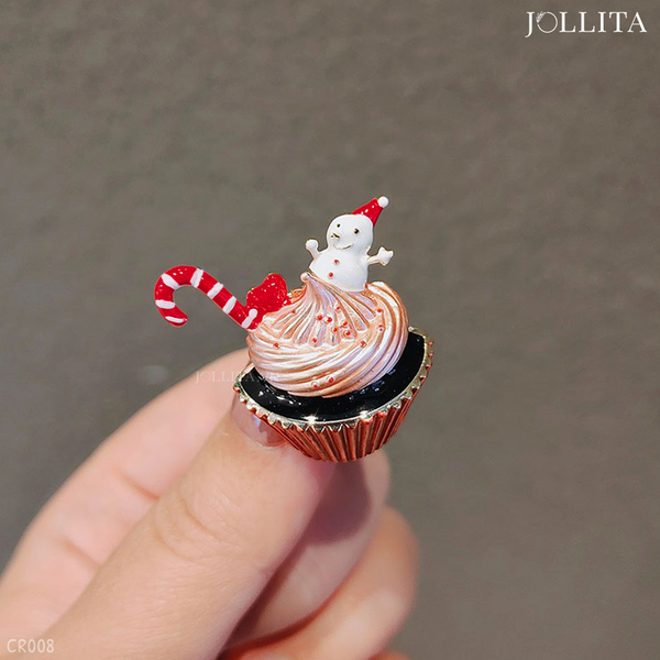  Ghim cài áo Bánh Cupcake giáng sinh độc đáo 