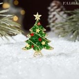  Ghim cài áo cây thông Noel thanh lịch tinh tế 