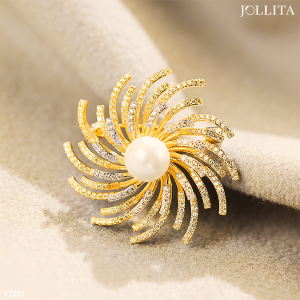  Trâm cài áo chong chóng xoay sang trọng 