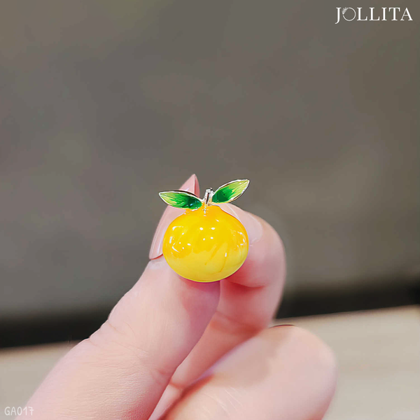  Pin cài áo quả cam dễ thương 