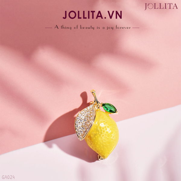  pin cài áo quả chanh dễ thương 