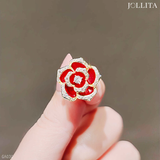  Pin cài áo hoa hồng đỏ quyến rũ 