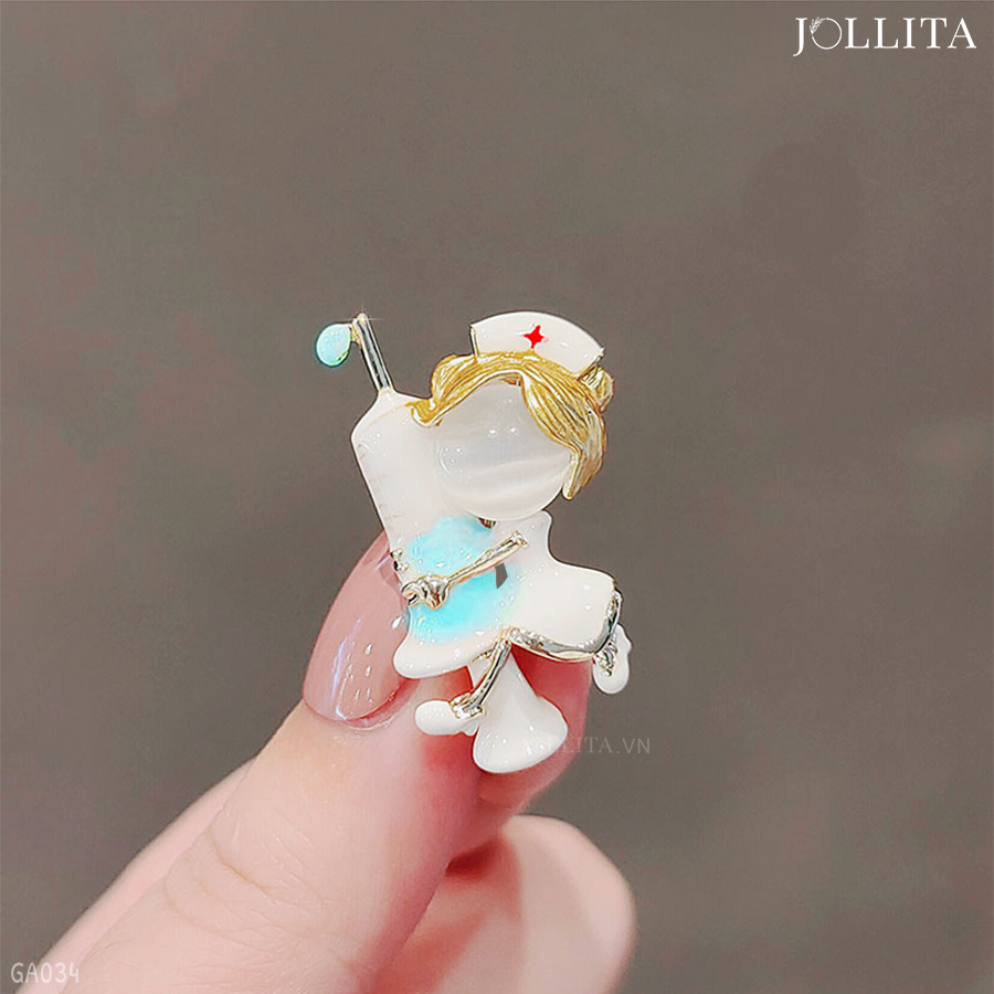  Ghim cài áo y tá xinh đẹp 