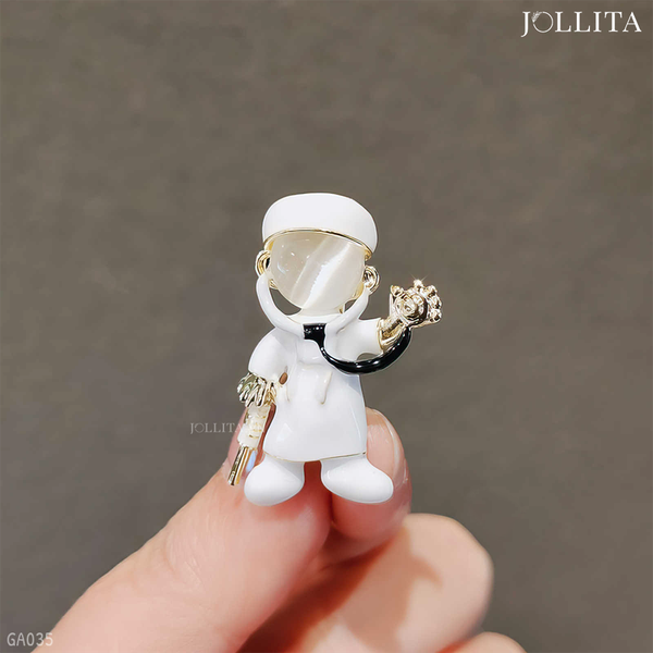  Ghim cài bác sĩ duyên dáng thanh lịch 