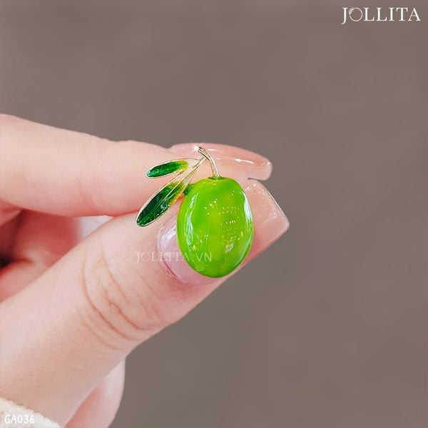  Pin cài áo quả oliu dễ thương 