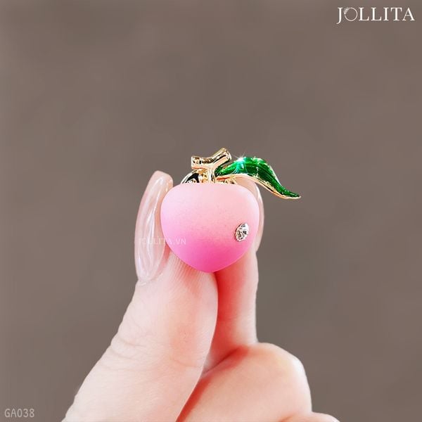  Pin cài áo quả đào tiên dễ thương 