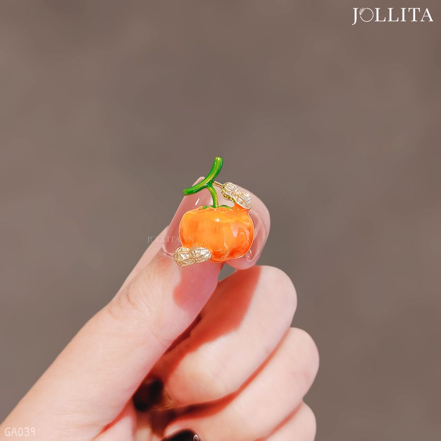  Pin cài áo quả hồng dễ thương kute 