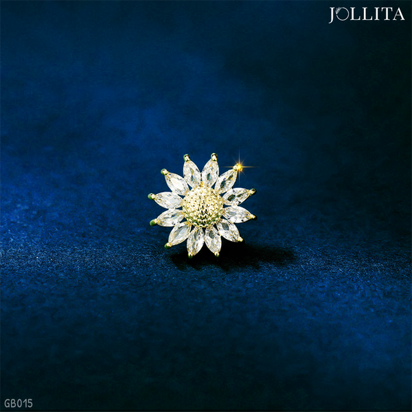  Pin cài áo hoa hướng dương thanh lịch 