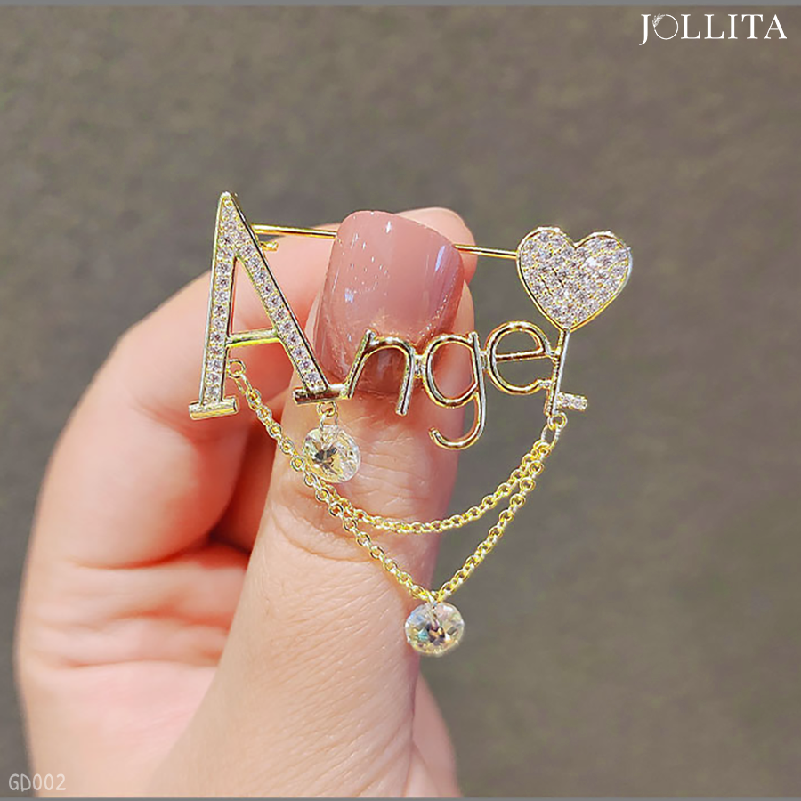  Trâm cài áo thiên thần thời trang thanh lịch 