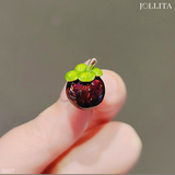  Pin cài áo quả măng cụt dễ thương 