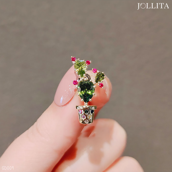  Pin cài áo cây xương rồng mạnh mẽ thanh lịch 