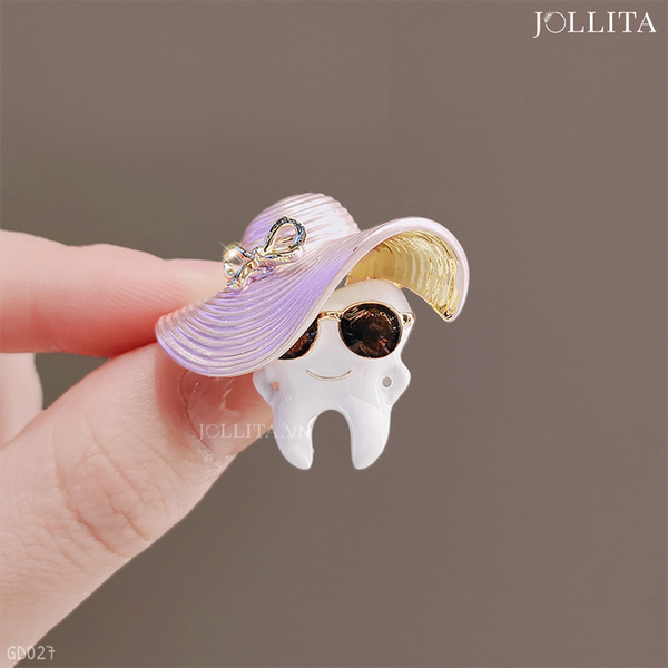  Ghim cài áo chiếc răng khôn nhỏ dễ thương 