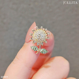  Pin cài áo vest Hoa Hướng Dương tỏa nắng sang trọng 