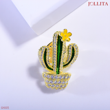  Pin cài áo vest Hoa Xương Rồng 