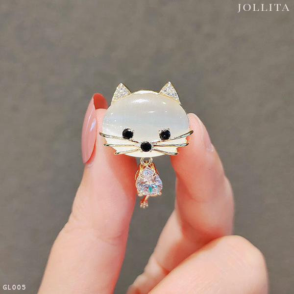  Pin cài áo mèo kitty 