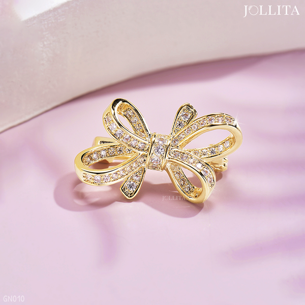  Ghim cài áo nơ vàng nhỏ đính cổ áo thanh lịch 