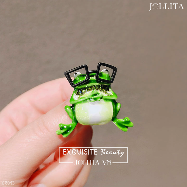  Ghim cài áo chú ếch dễ thương kute 