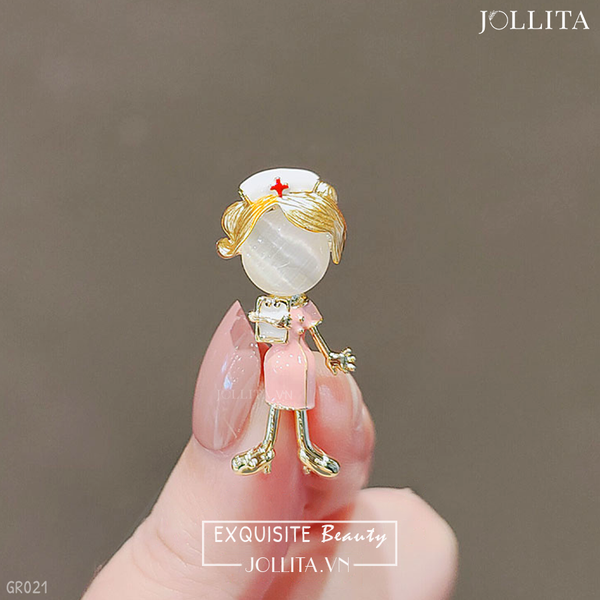  Trâm cài áo nữ y tá thanh lịch 