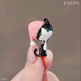  Ghim cài áo chú mèo đáng yêu tinh nghịch 