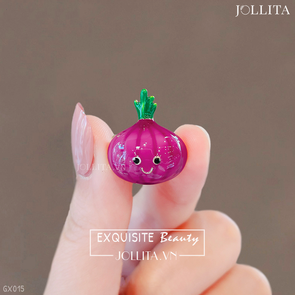  Ghim cài áo củ hành tím dễ thương 