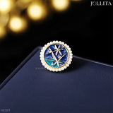  Cài áo nam châm nút áo khắc chạm bầu trời sao 