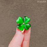  Cài áo nam châm cỏ 4 lá xanh may mắn 