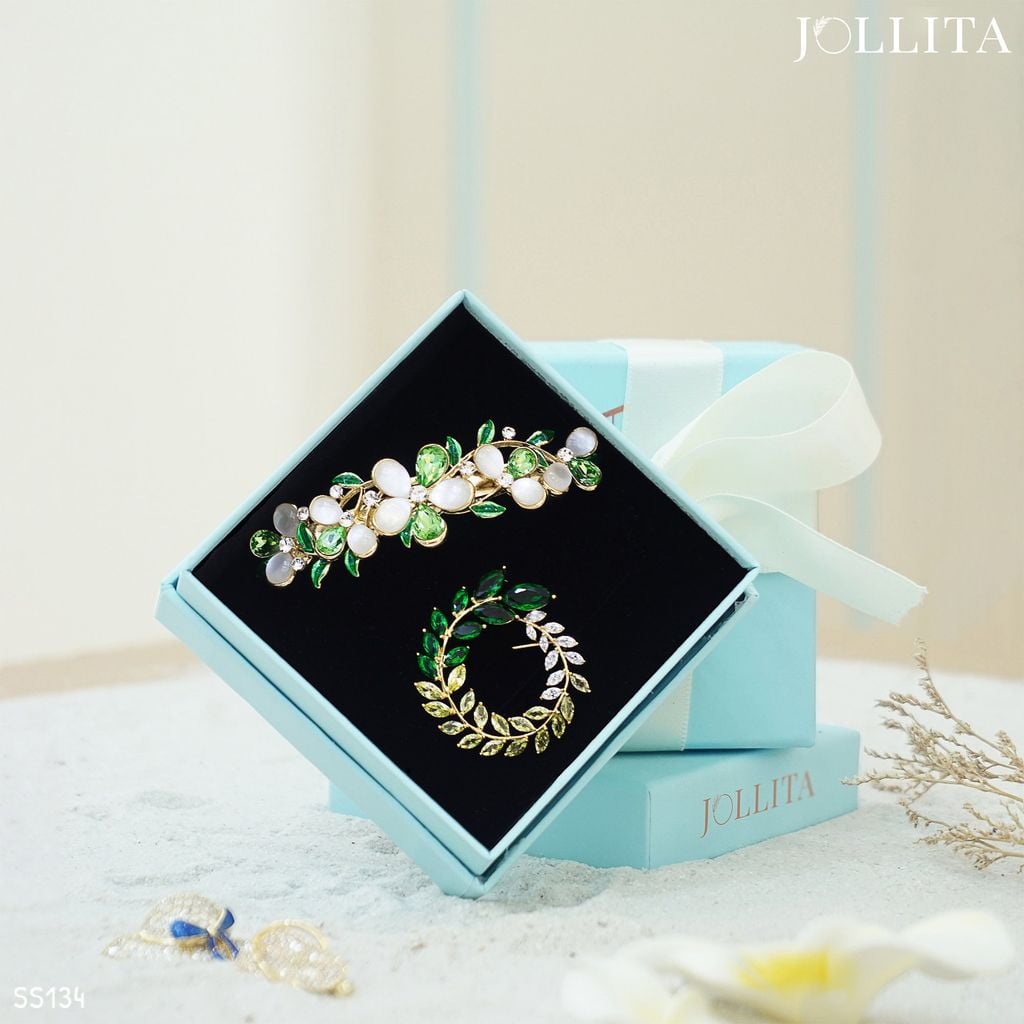  Set quà tặng 20/11 cài áo Kẹp tóc cao cấp sang trọng 