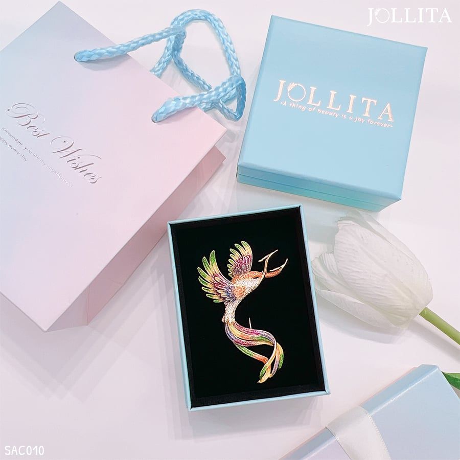  Set quà tặng Cài áo phượng hoàng lửa thanh lịch 