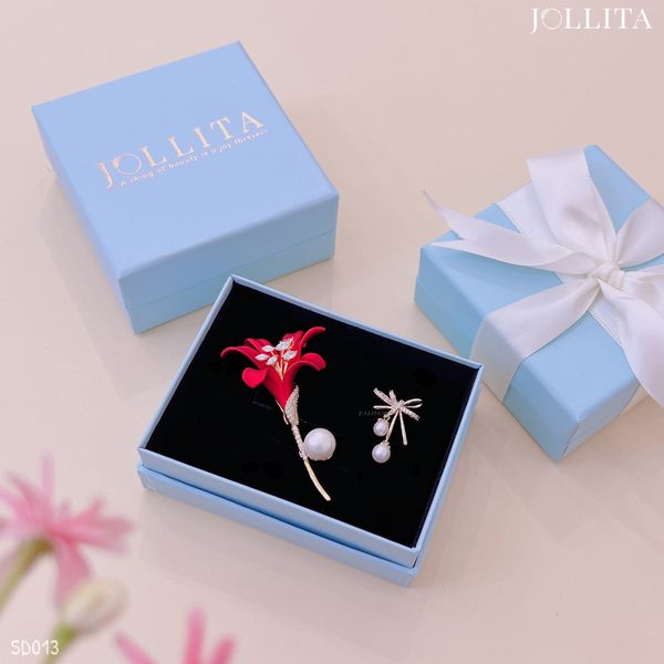  Set quà tặng 8/3 cài áo cao cấp sang trọng SD013 