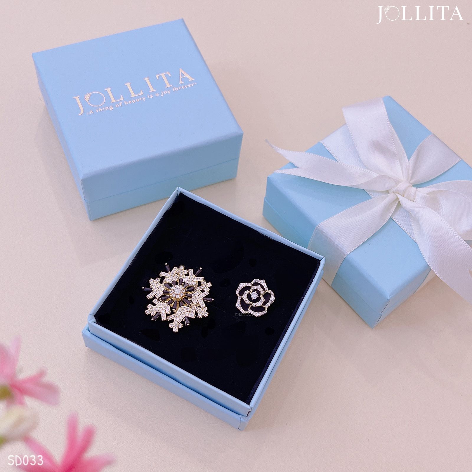  Set quà tặng 8/3 cài áo cao cấp sang trọng SD033 