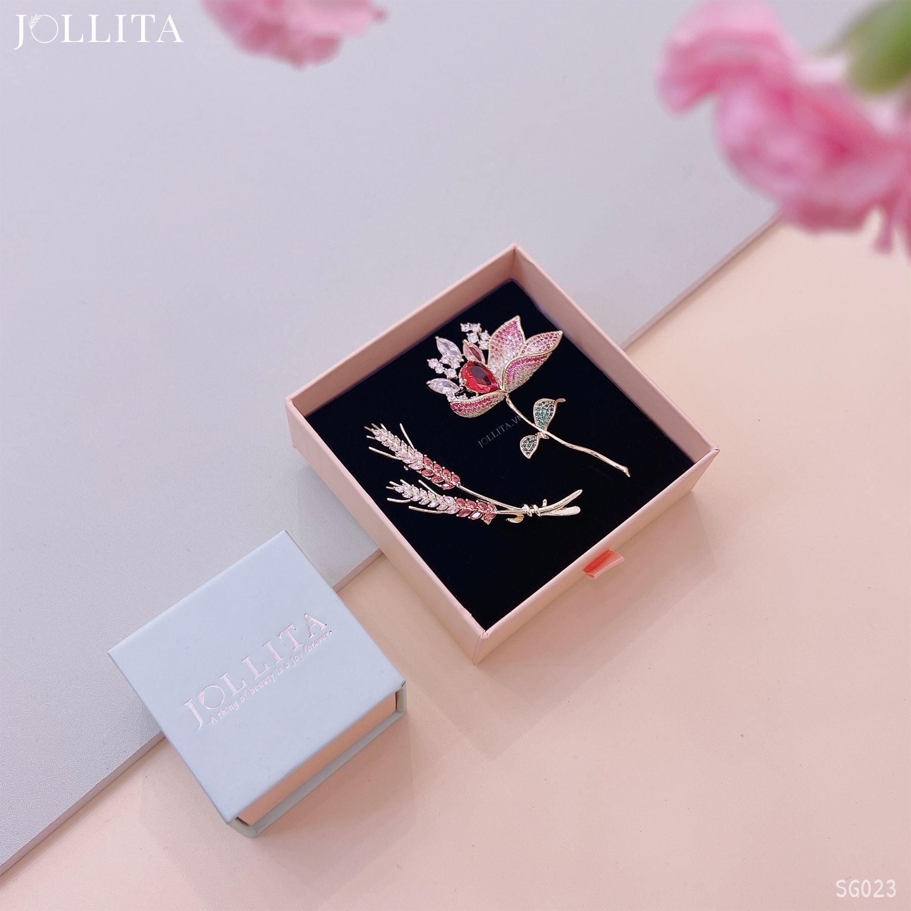  Set quà tặng 8/3 cài áo cao cấp sang trọng SG023 