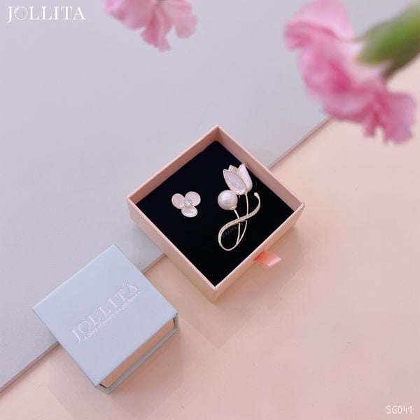  Set quà tặng 8/3 cài áo cao cấp sang trọng SG041 