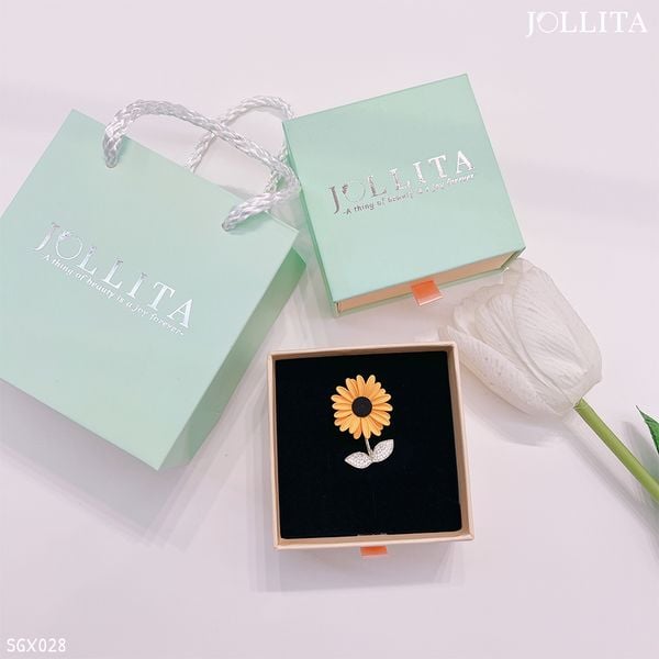  Set quà tặng Cài áo hoa hướng dương cổ điển vintage 