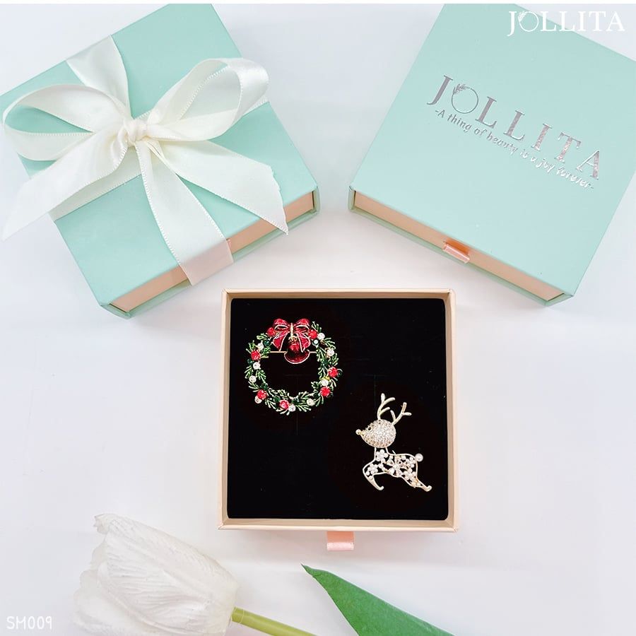  Set Quà Tặng Cài áo Noel cao cấp sang trọng 09 