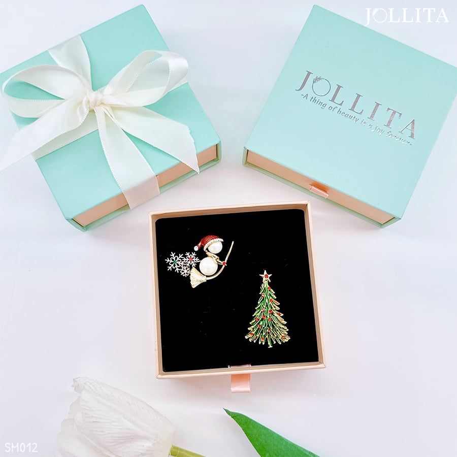  Set Quà Tặng Cài áo Noel cao cấp sang trọng 12 