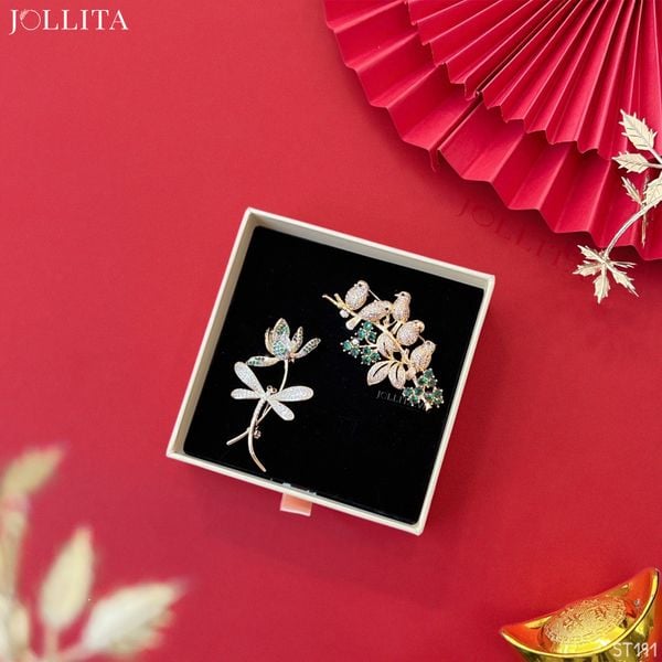  Set quà Tết 2025 Trâm cài áo cao cấp sang trọng 191 