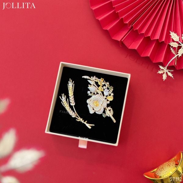  Set quà Tết 2025 Trâm cài áo cao cấp sang trọng 192 