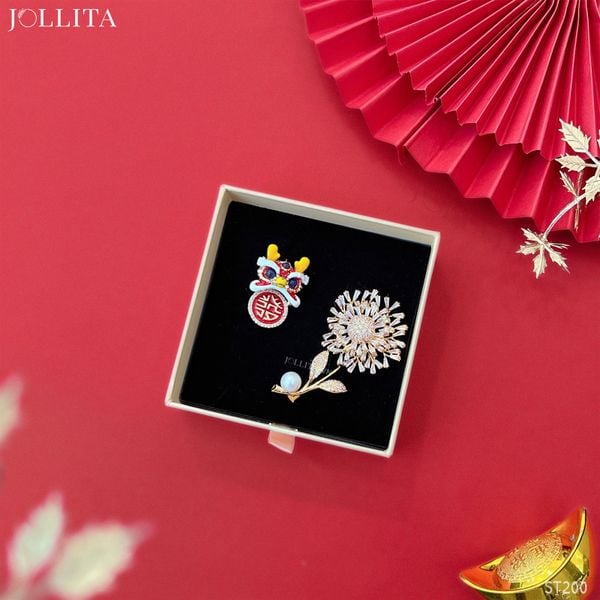  Set quà Tết 2025 Trâm cài áo cao cấp sang trọng 200 