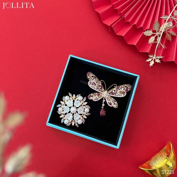  Set quà Tết 2025 Trâm cài áo cao cấp sang trọng 225 