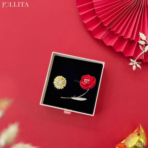  Set quà Tết 2025 Trâm cài áo cao cấp sang trọng 231 