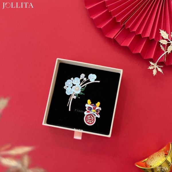  Set quà Tết 2025 Trâm cài áo cao cấp sang trọng 244 