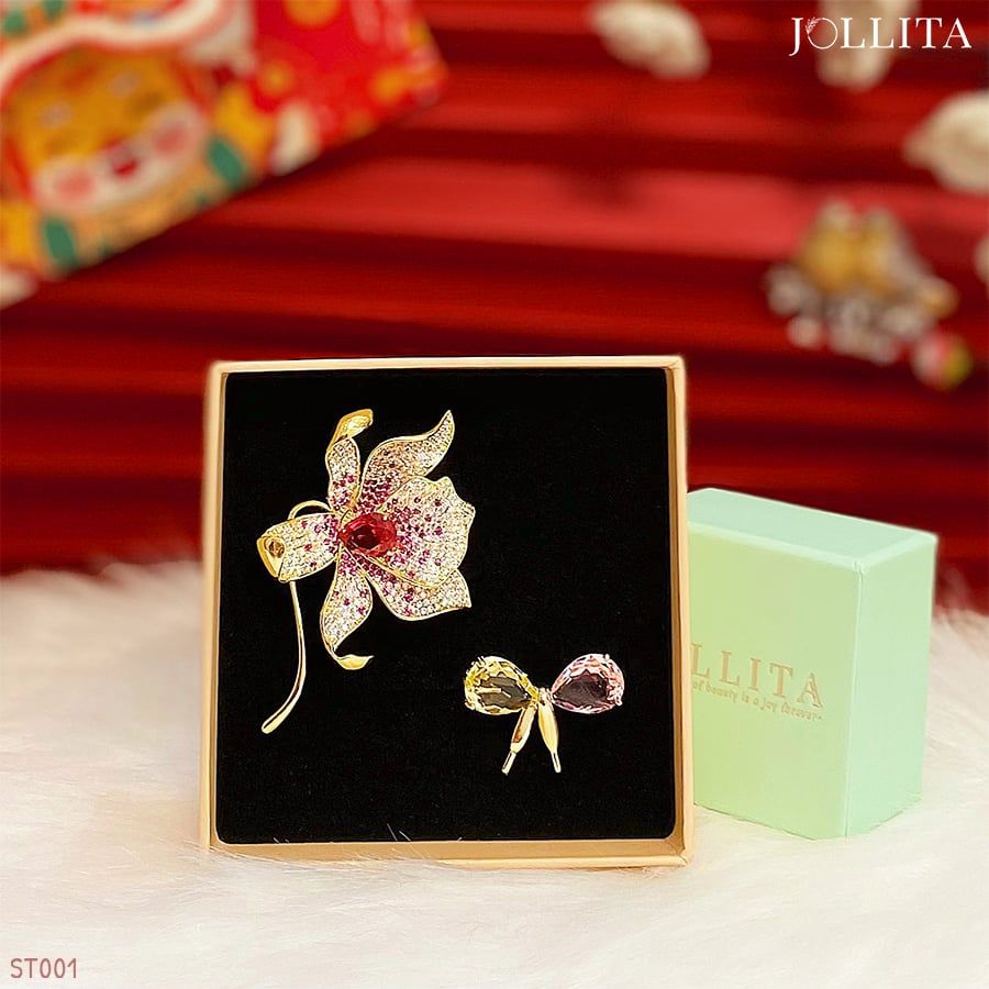  Set quà Tết 2025 trâm cài áo cao cấp sang trọng 01 