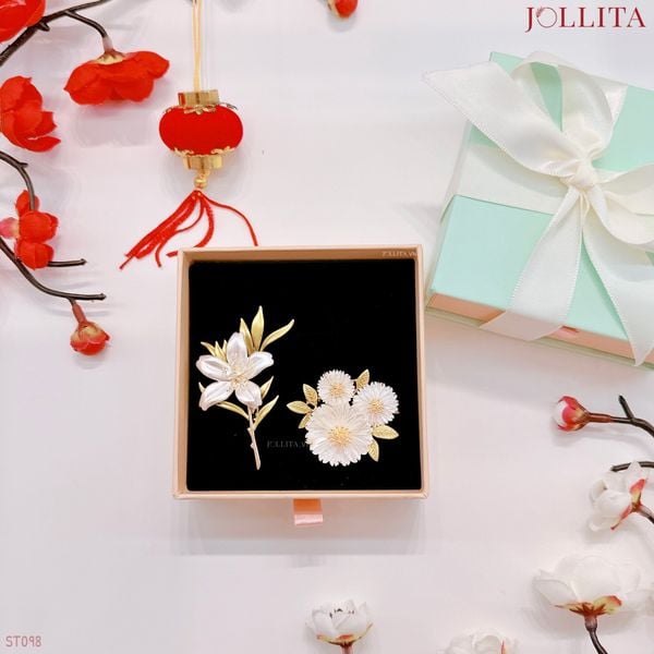  Set quà Tết 2025 trâm cài áo cao cấp sang trọng 98 