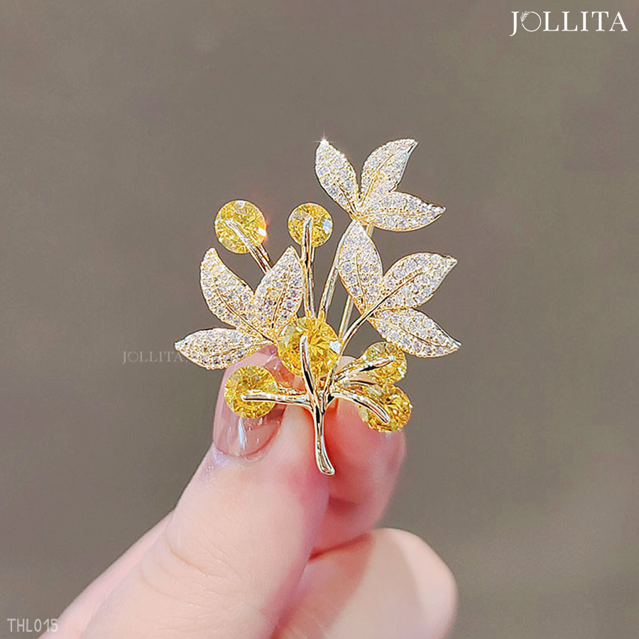  Trâm cài áo cây tài lộc may mắn thanh lịch 