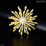  Trâm cài áo bông tuyết đính đá sang trọng cao cấp 