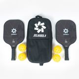  Bộ 2 vợt pickleball Jogarbola P-602B (kèm 4 bóng và túi đựng) 