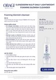  Sữa rửa mặt trị mụn cho da dầu nhờn - Obagi Clenziderm MD Daily Care Foaming Cleanser 