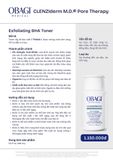  Toner đặc trị mụn, giảm nhờn, se lỗ chân lông - Obagi Clenziderm MD Pore Therapy 